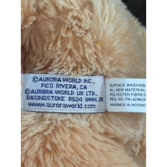 Aurora‎ World Plush Golden Retriever Yellow Lab Puppy Realistic Stuffed Animal - Picture 8 of 8